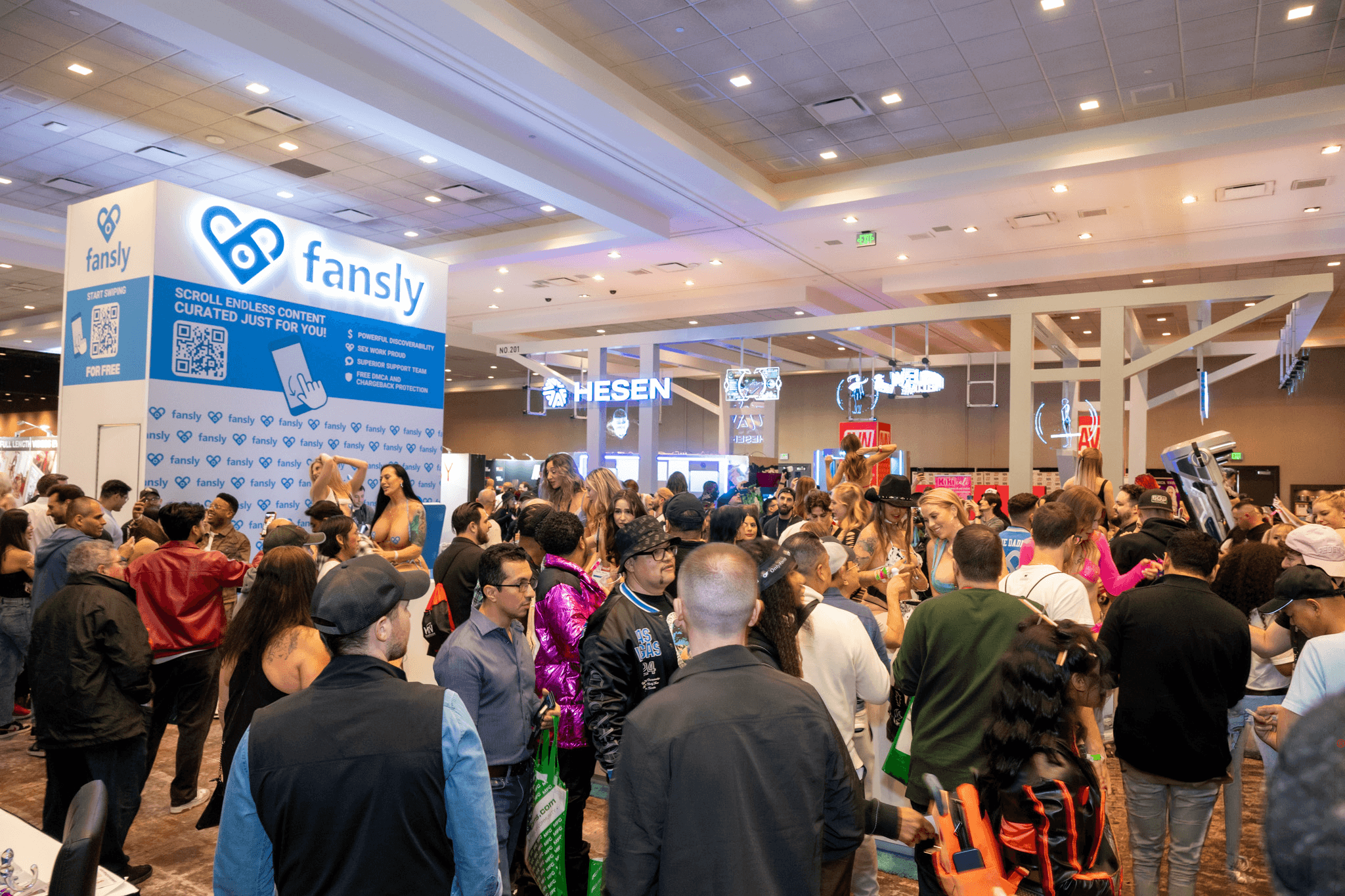 AVN Expo floor on day two